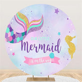Lofaris Our Little Mermaid Is On The Way Birthday Backdrop